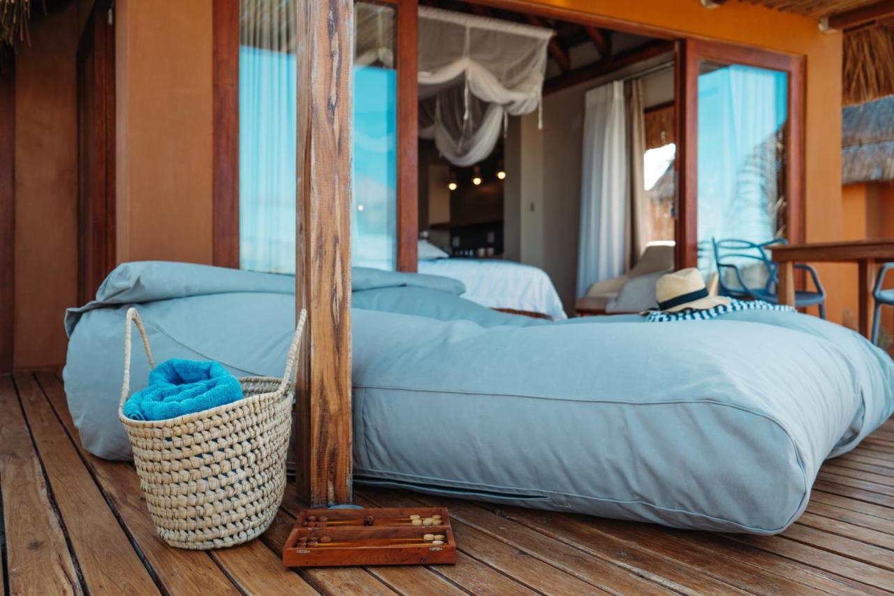 Eclectic Beach Retreat Cabo Nhamua 外观 照片